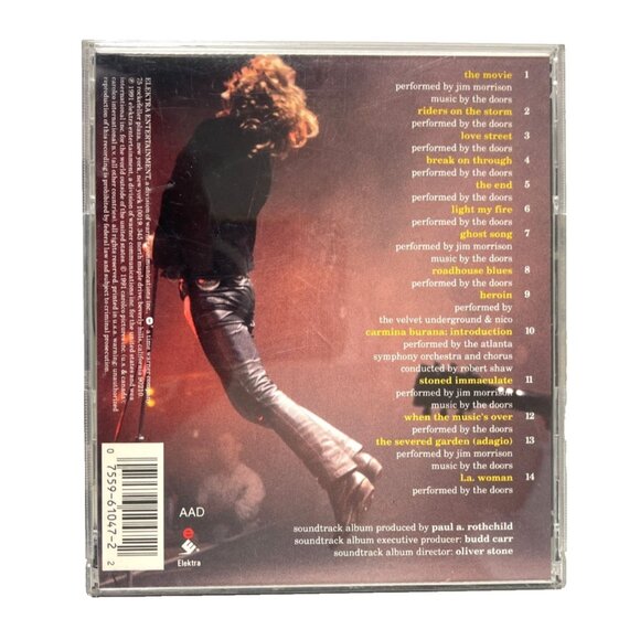 The Doors Jim Morrison Tie Dye Mens T-Shirt size XL + Hits Movie CDs + Button - Picture 12 of 14